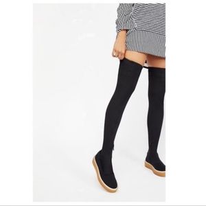 Free People Outer Limits Over the Knee Boots